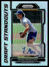 Frank Mozzicato 2021 Panini Prizm DP #DS-FM Draft Standouts Autographs Silver