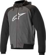 Alpinestars Chrome Sport Hoodie Jacket 2XL Gray/Black/White
