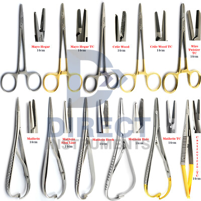MEDENTRA Surgical Needle Holder Dental Clamp Forceps Suturing Orthodontic Driver