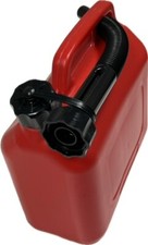 1X Benzinkanister 5L Rot mit flexiblem Ausgießer  Dieselkanister Kanister Sprit