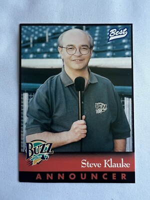 STEVE KLAUKE  ANNOUNCER 1997 SALT LAKE BUZZ TWINS # 7 