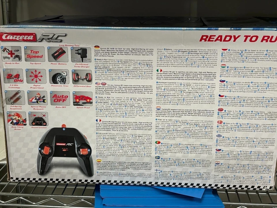 Carrera RC 1:16 Scale Mario Kart with Body Tilting Action - Image 2 of 2