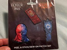 Universal Studios Halloween Horror Nights Stranger Things 4 Patch Set HHN 2023