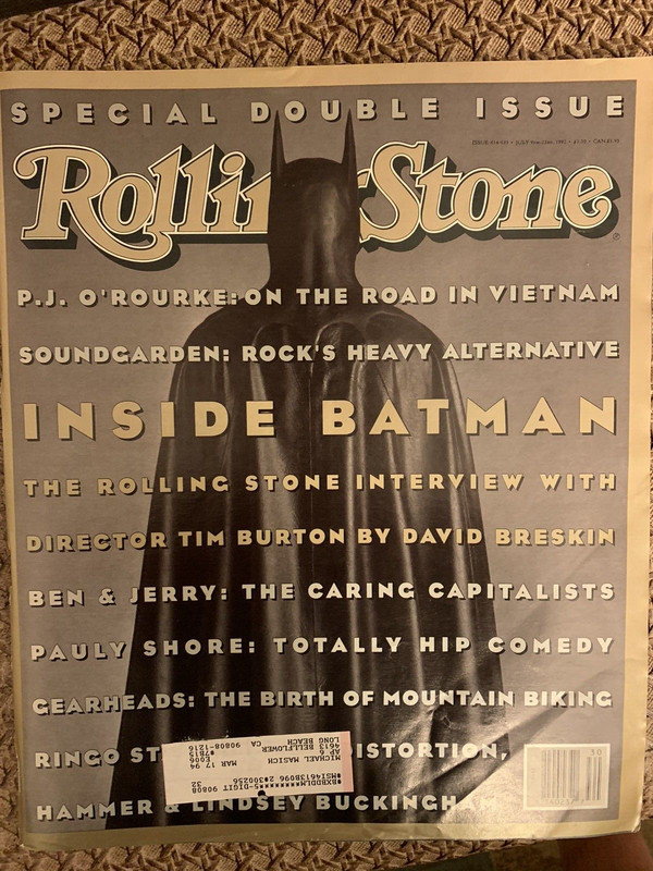 Inside Batman - Rolling Stone Magazine # 634/635 July 9 1992 Social Distortion