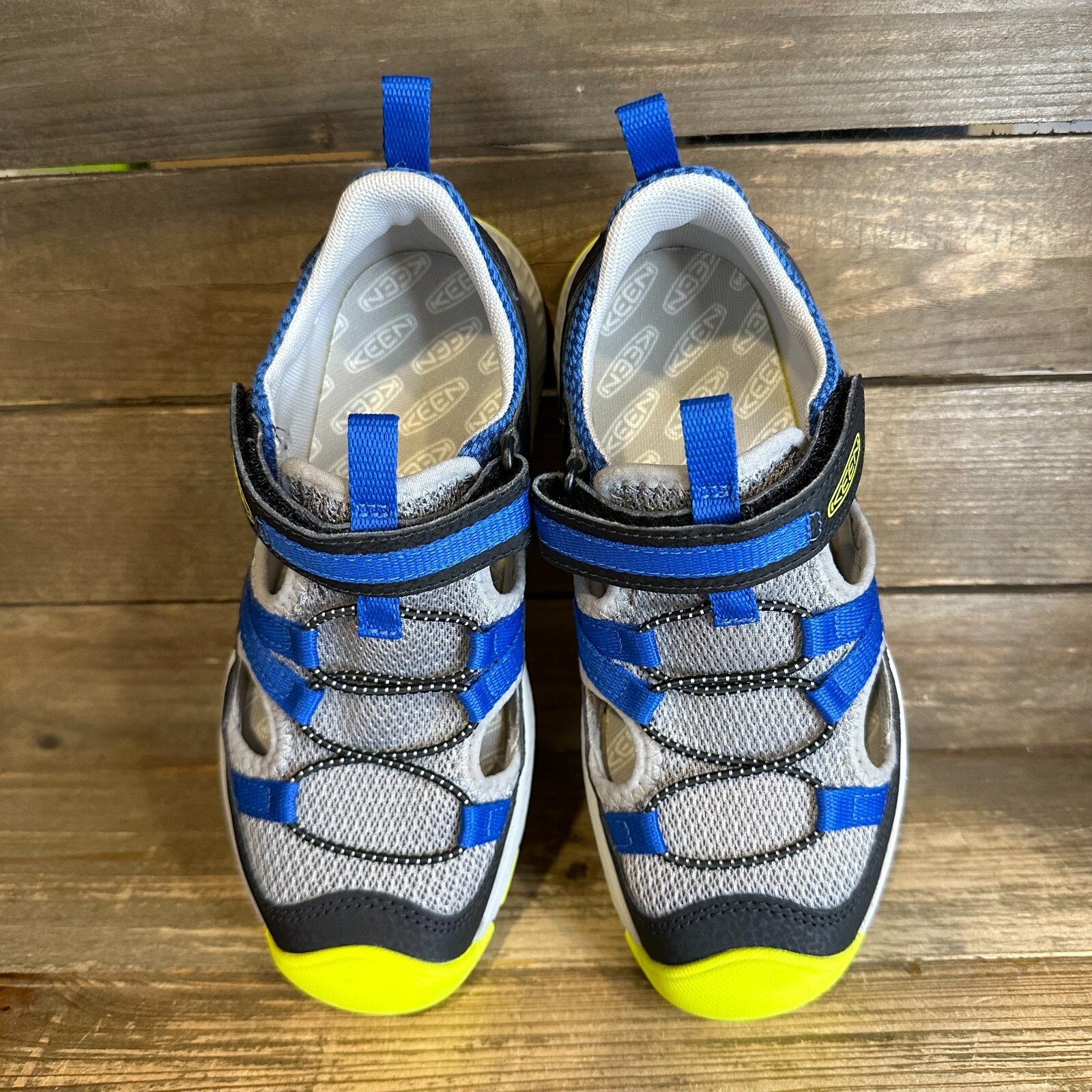 Sandali nuovi con scatola grandi bambini Keen Motozoa grigi outdoor scarpe da trekking acqua taglia 1 Y