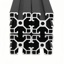 4pcs 4040 Aluminum Extrusion EU Standard T-Slot Linear Rail CNC Machine 500mm