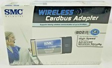 SMC Networks SMCWCB-G Wireless Cardbus Adapter New SEALED