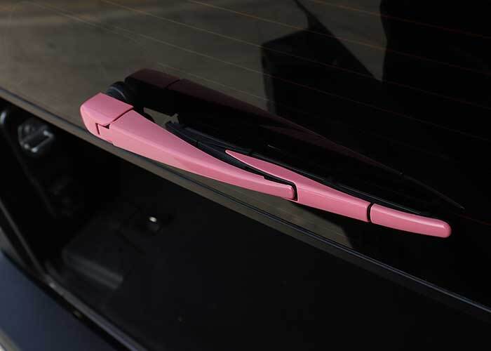 1PCS Tail Rear Window Wipers Pink Cover Trim Fit For Jeep Wrangler JL