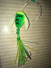 High Percentage Salmon Trolling Flies And Rigs #2 Spin N Glo Spinnie One Pack