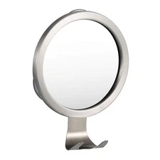 Shower Mirror Fogless for Shaving with Razor Holder, Powerful Lock Suction