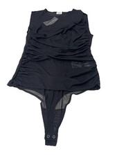Abercrombie Fitch Mesh Bodysuit Black M