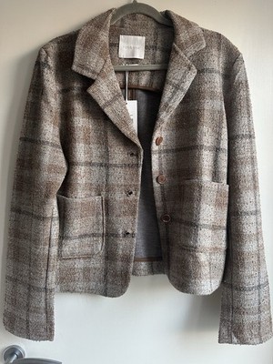 Rich & Royal Blazer Gr.L/40, Kariert, Braun
