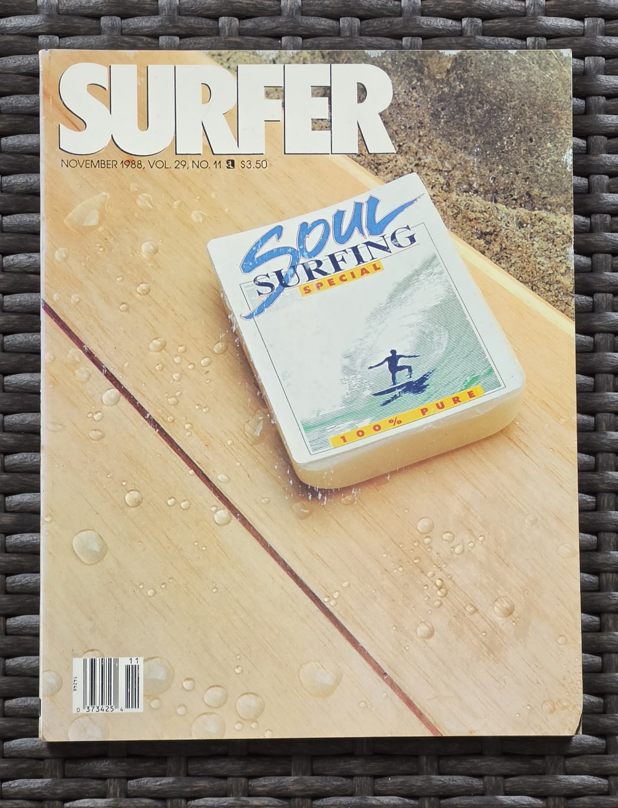 1988 Surfer Magazine November Vol 29 No 11 Soul Surfing Special Vintage Surf image 2