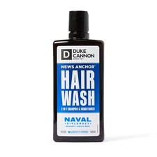 Duke Cannon News Anchor® 2-in-1 Hair Wash - Naval Diplomacy, 14 oz.
