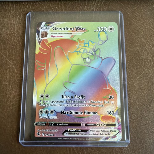 Greedent VMAX (Secret) 272/264 Swsh08: Fusion Strike Holo