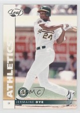 2002 Leaf Sample Gold Jermaine Dye #93 0a7