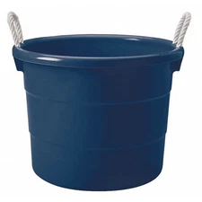 Homz Storage Tub Storage Tub, 18 gal, Navy, polypropylene 0402GRRB.08 Homz