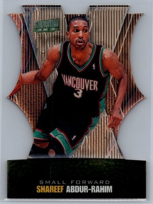 2000 Stadium Club 3X3 - Luminous Shareef Abdur-Rahim 3X3 / #18