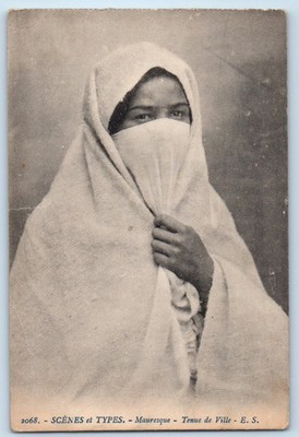 Algeria Postcard City Outfit ES Scenes and Types c1910 Unposted Antique