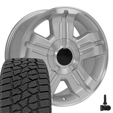 Set4 Oe Wheels Cv88 18x8 Silver Rims 27565r18 At Tires Tpms 6x139.7 Set4 Oe Wheels Cv88 18x8 Silver Rims 27565r18 At Tires Tpms 6x139.7