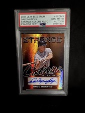 2024 Leaf Electrum Strange Colors Dale Murphy Auto 1/1 #SCDM3