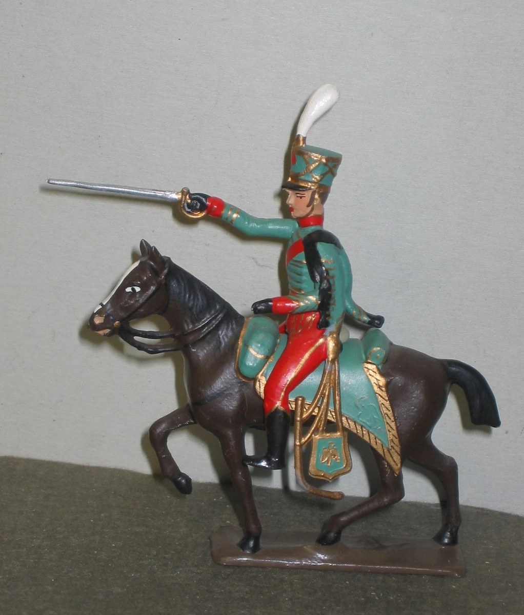 Soldat De Plomb CBG Mignot - Officier à Cheval 1er Empire - Boîte D'origine