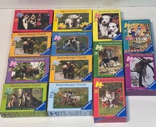 Lot Mini Puzzles RAVENSBURGER 54 Pièces , Vintage .