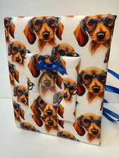 Custom Puppy Dog Photo Album - Holds 100 4x6 Photos - Handmade