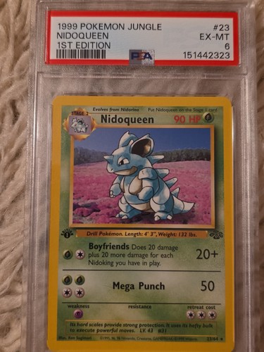 Nidoqueen (1st Edition) graded PSA 6 for sale on eBay
