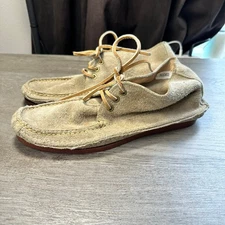 Frye Mason Chukka Suede Lace Up Boot Shoes Tan Cream Color 9