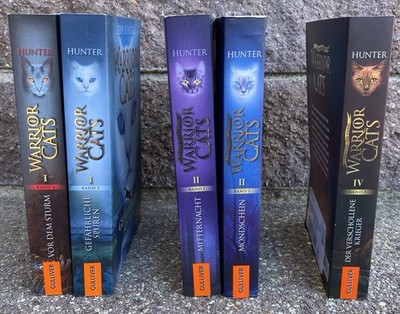 Warrior Cats Staffel 1, Band 4 & 5 + Staffel 2, Band 1 & 2 + Staffel 4, Band 5