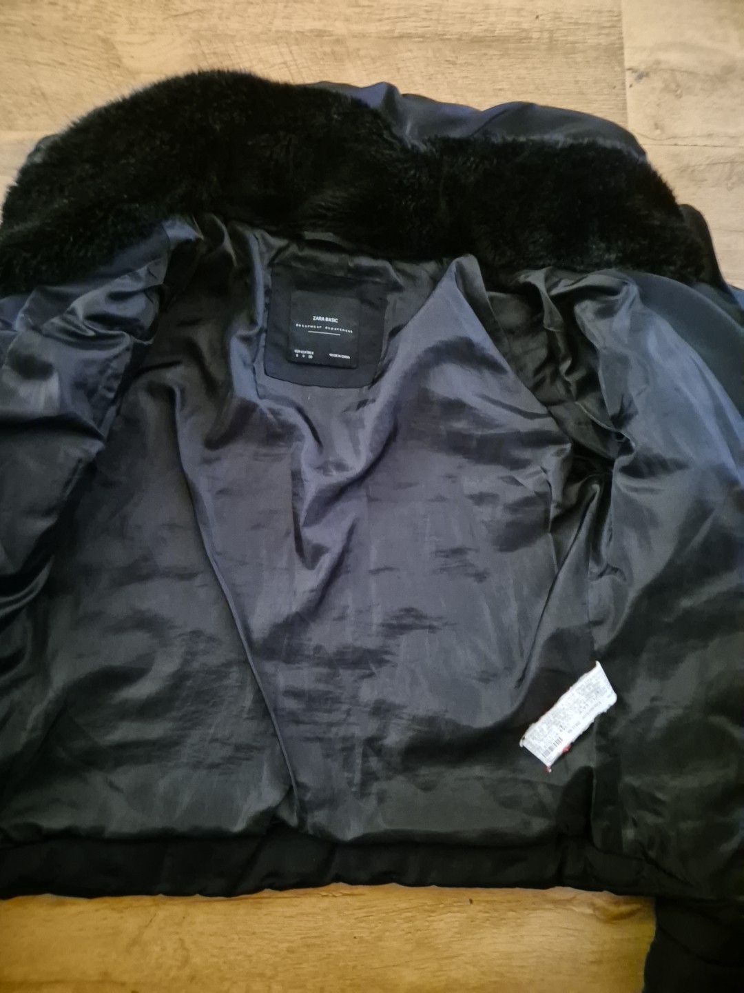 WOMENS ZARA BASIC PUFFER JACKET SMALL - image 6