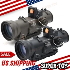 DR1.5-6x Rifle Scope 1.5-6x Magnification Milspec Red Reticle Sight w/ RMR Sight