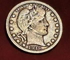 1916 barber quarter