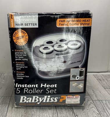 Babyliss Pro Ceramic Hair setter Instant Heat 5 Roller Set 2005 NEW OPEN BOX