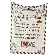 Great Grandma Gifts, Great-Grandmother Throw Blankets, Great-Grandma Gifts -