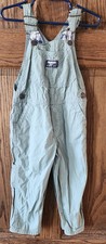 Oshkosh B'gosh The Genuine Article VESTBAK Overalls 2T 2A Green