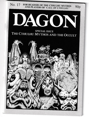 DAGON #17 - 1987 H.P. Lovecraft horror fanzine - Dave Carson, Allen Koszowski