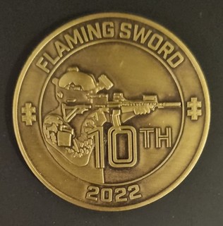 KSK Coin Kommandokompanie Flaming Sword 2022 Lithuanian Special Operations Force