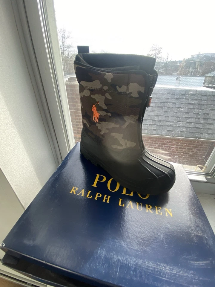 Botas de nieve Ralph Lauren Polo Quilo Zip II para niños Foto 3 de 4