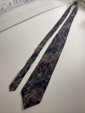 J. Garcia Mens Necktie 100% Silk Made in USA