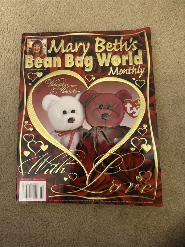 Mary Beth's Bean Bag World Magazine Vol 3 No 5 Feb 2000 Beanie Babies
