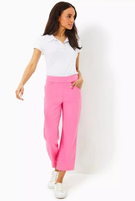 Lilly Pulitzer Luxletic 26'' Alston Crop Pants UPF 50+ Size 12