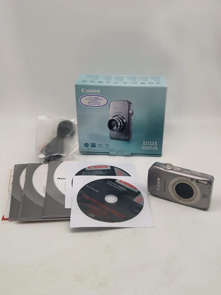 ⚡Canon IXUS 1000 HS 10,0MP Digital Camera Silver 10x Zoom Kamera getestet⚡ - Bild 2 von 4