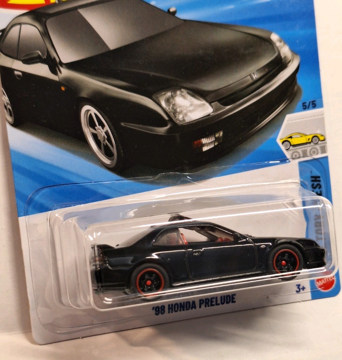 2026 Hot Wheels '98 Honda Prelude Black SH H22 JDM Import | eBay