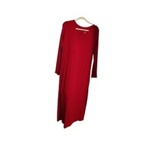 Long Sleeve Dress Red Xl