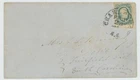 Mr Fancy Cancel CSA 12 COVER TIED CHARLESTON SC CDS CV$140 VERY NICE STAMP
