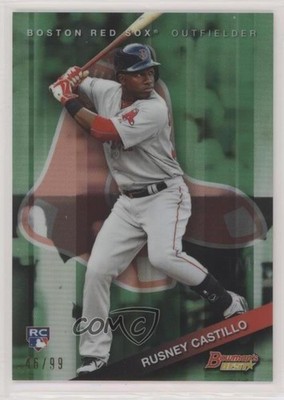 2015 Bowman's Best Green Refractor 46/99 Rusney Castillo #55 Rookie RC 0it8