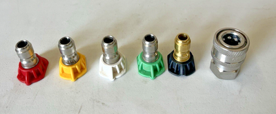 #ad #5.5 Orifice Pressure Washer Nozzle Soap Nozzle 1 4” Stainless Steel Socket NPT $48.50