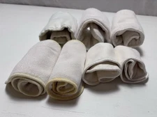 Lot of 7 Cloth Diaper Inserts – BumGenius Flip, Grovia Hemp, Bamboo, Imagine